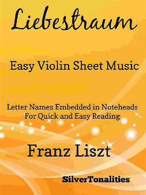 cover image of Liebestraum Easy Violin Sheet Music